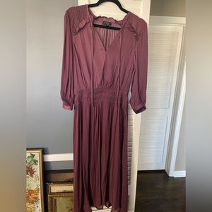 Current Air Purple Midi Dress